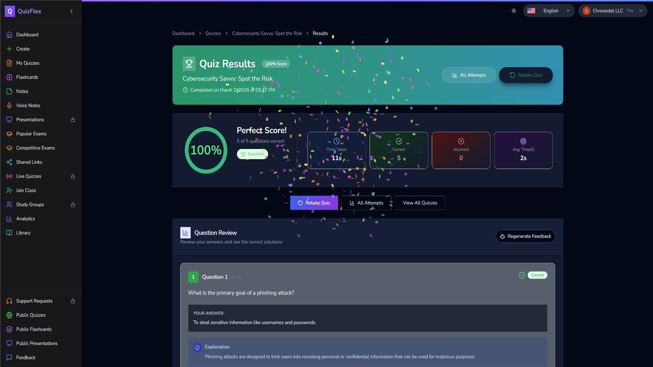 QuizFlex AI preview 5