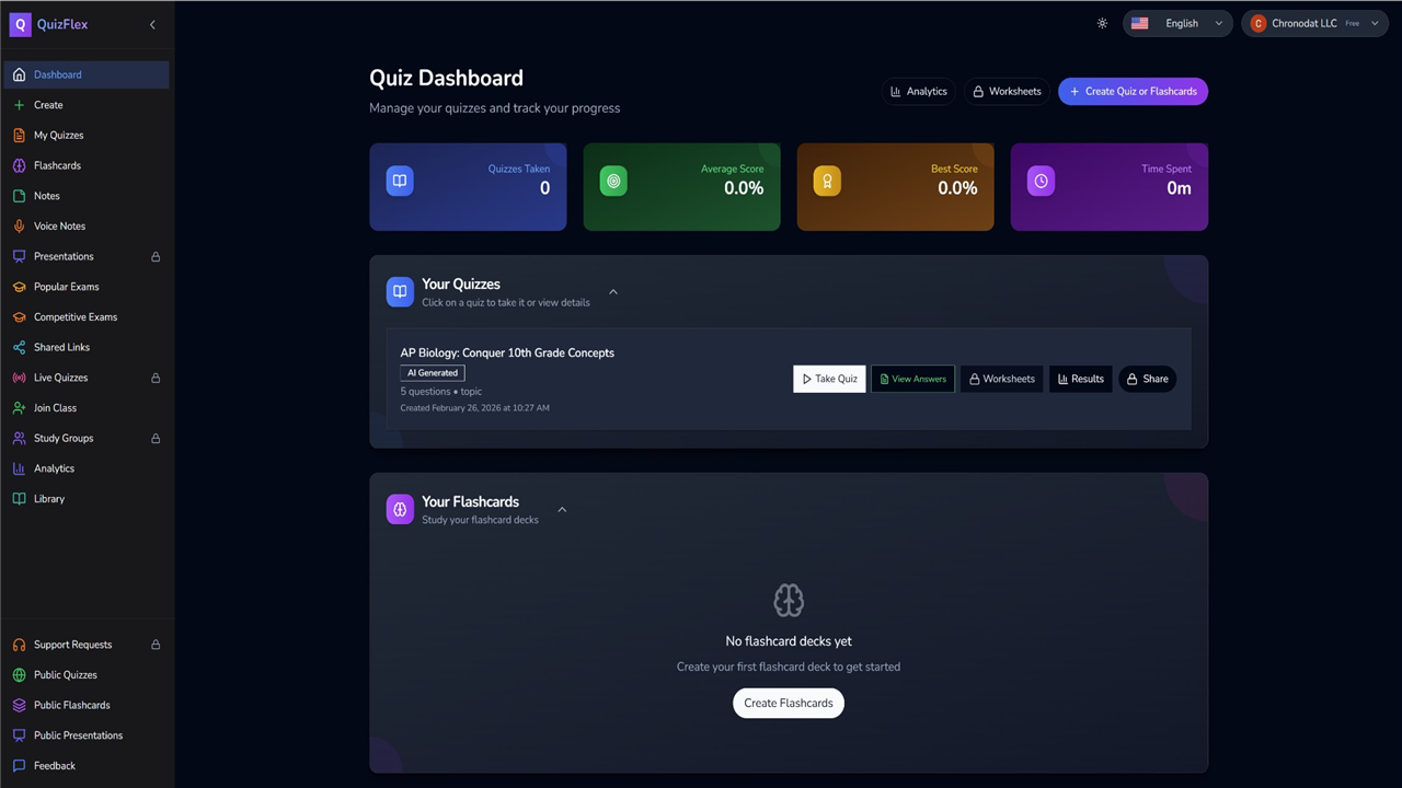 QuizFlex AI preview 1