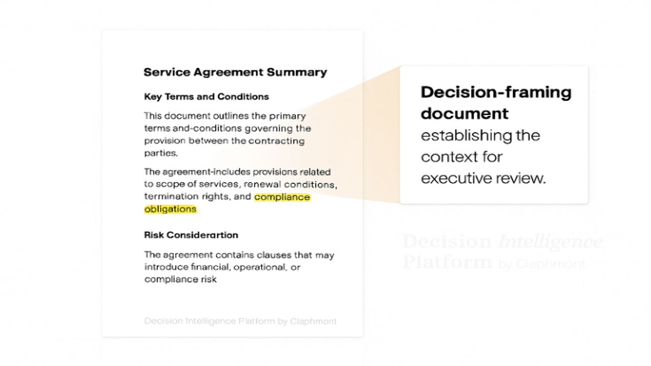 Claphmont Decision Intelligence Platform preview 1