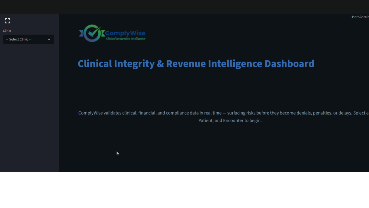 COMPLYWISE CLINICAL INTEGRITY INTELLIGENCE preview 1