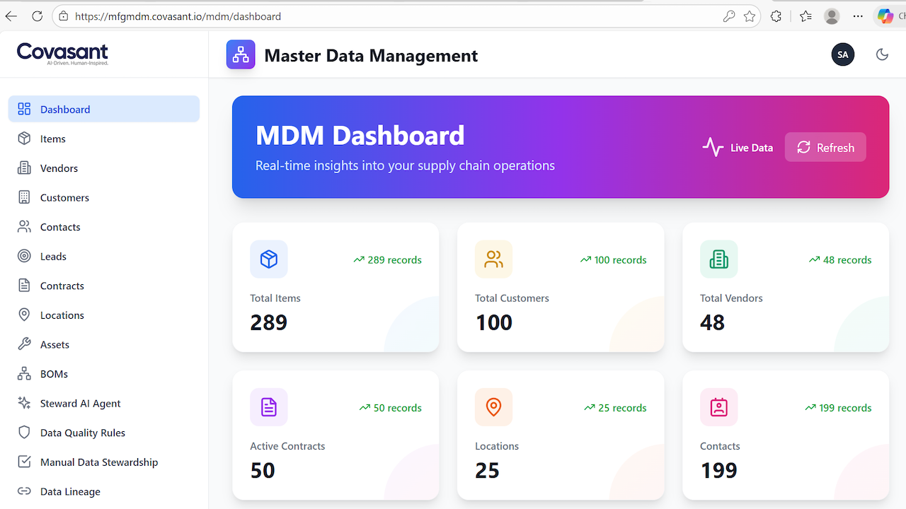AG-MDM:The NextGeneration Agent Governed Master Data Platform preview 1