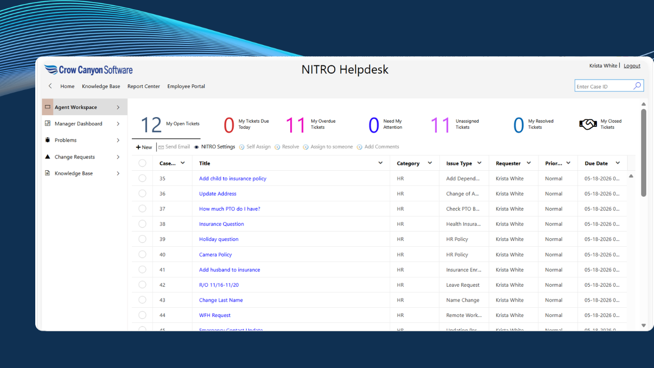 NITRO Help Desk for HR preview 3