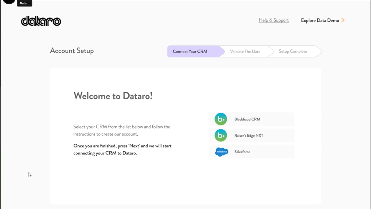 Dataro — Fundraising Intelligence for Nonprofits preview 1