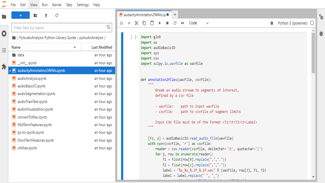 Jupyter Hub for Audio Processing using Python packaged by Data Science Dojo preview 5