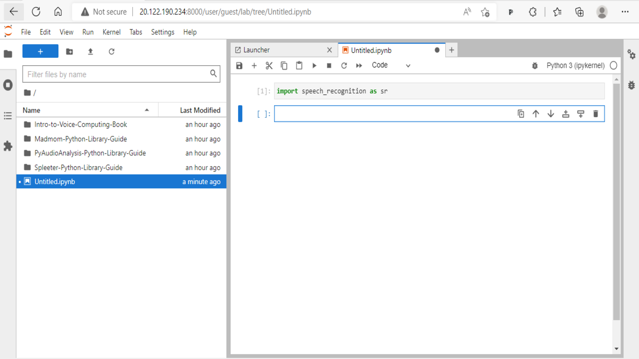 Jupyter Hub for Audio Processing using Python packaged by Data Science Dojo preview 4