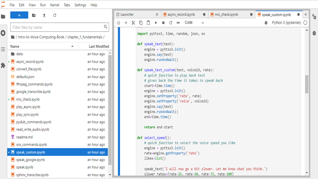 Jupyter Hub for Audio Processing using Python packaged by Data Science Dojo preview 3