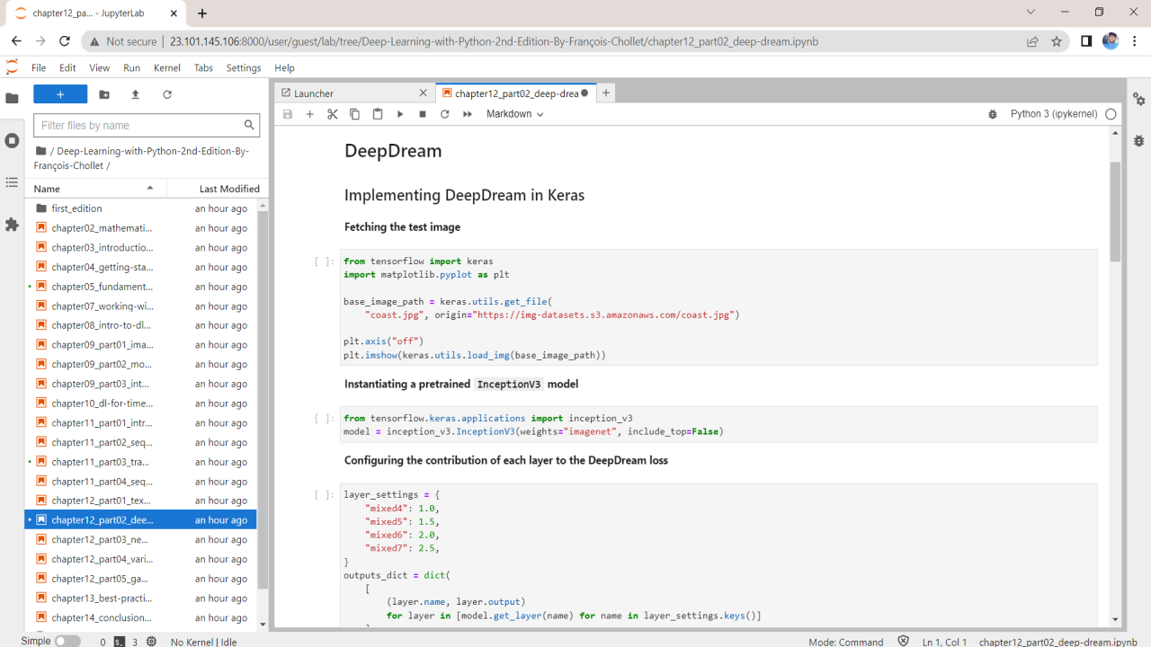 Jupyter Hub for Deep Learning using Python packaged by Data Science Dojo preview 3