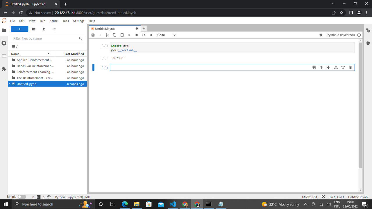 Jupyter Hub for Reinforcement Learning using Python packaged by Data Science Dojo preview 4