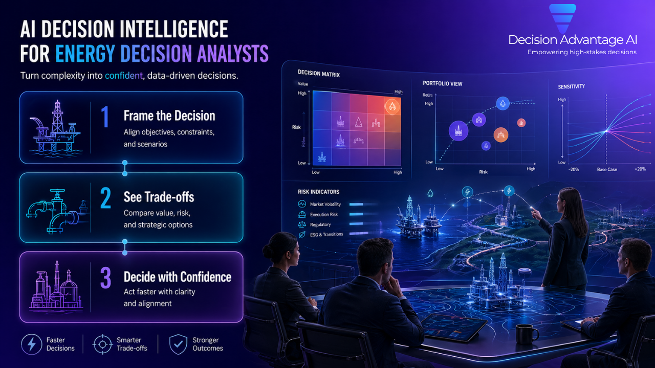 AI Decision Agent for Energy Decision Analysts preview 1