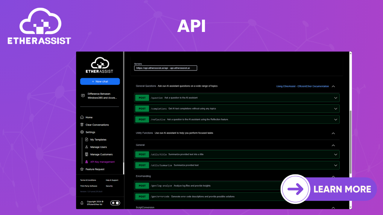 EtherAssist preview 4