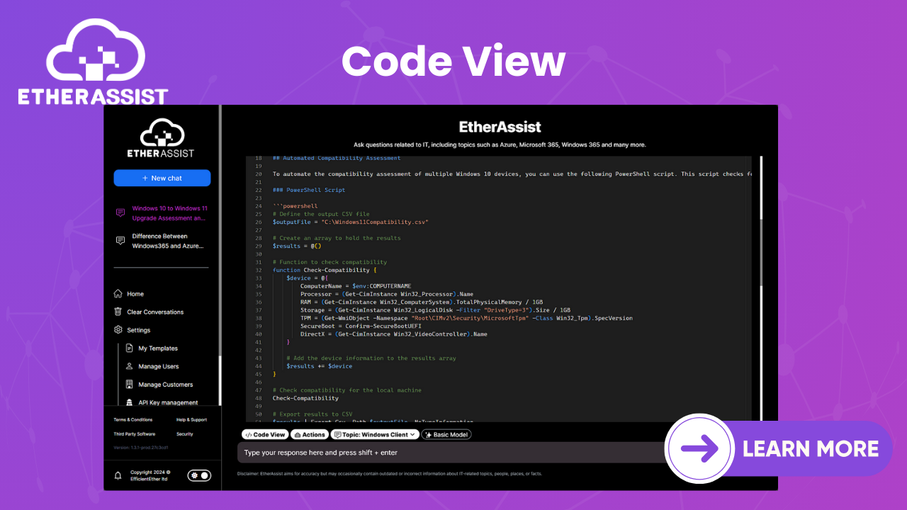 EtherAssist preview 5