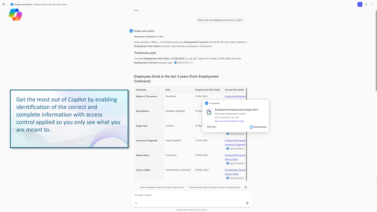 EncompaaS AI Data Readiness preview 2