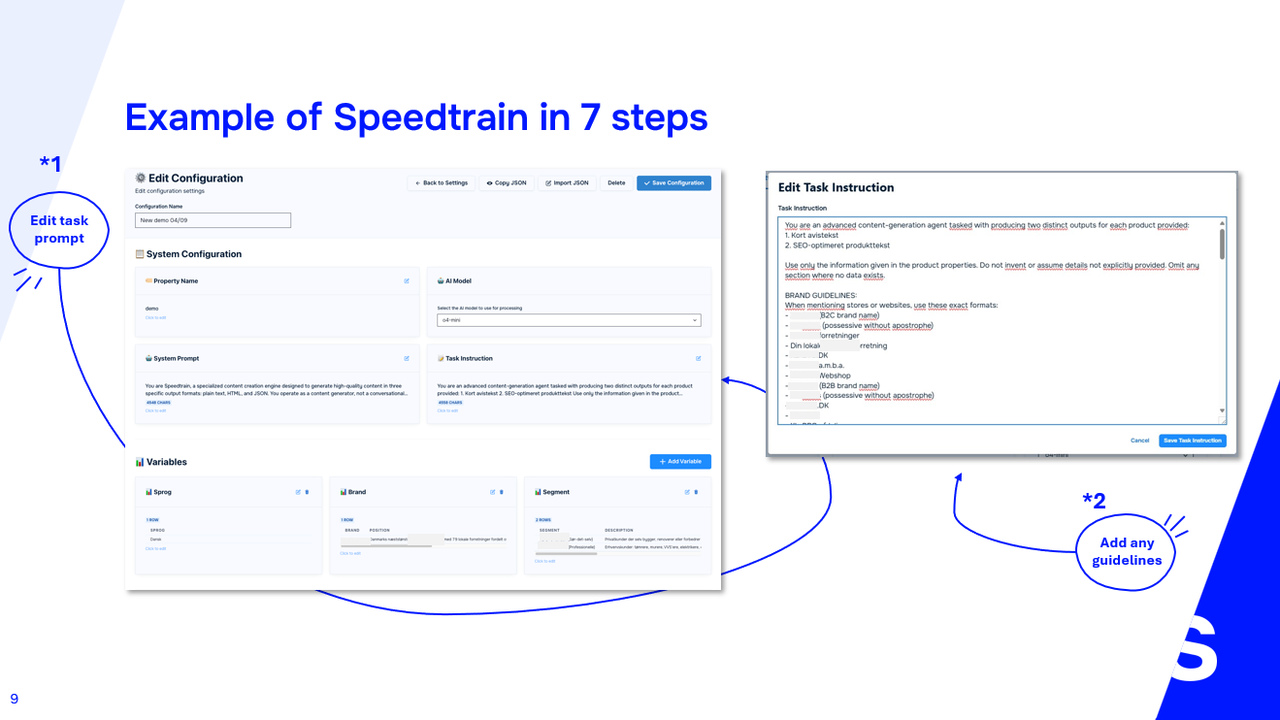 Enterspeed Speedtrain – Content Accelerator Service preview 2