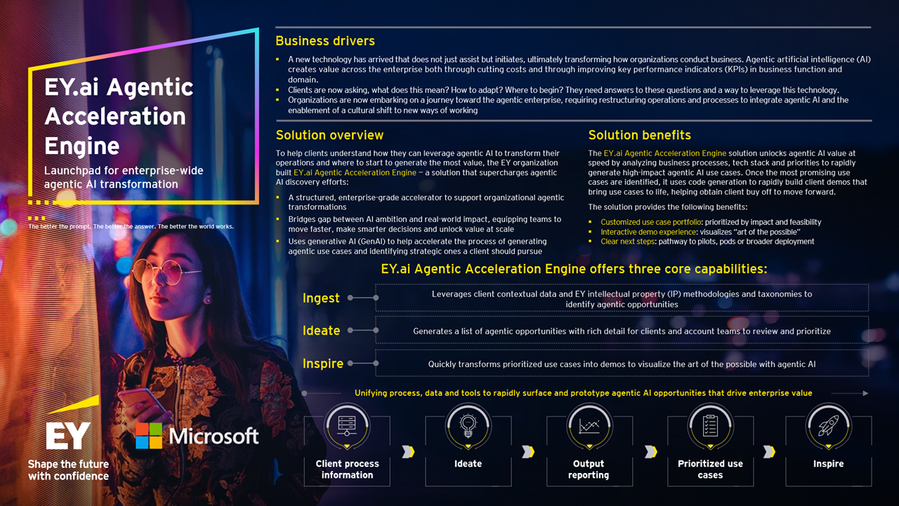 EY.ai Agentic Acceleration Engine preview 4