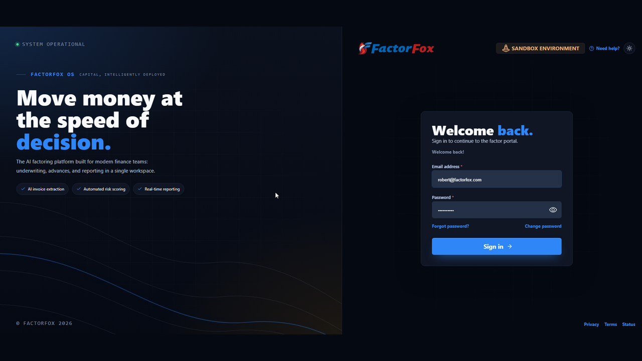 FactorFox AI preview 1