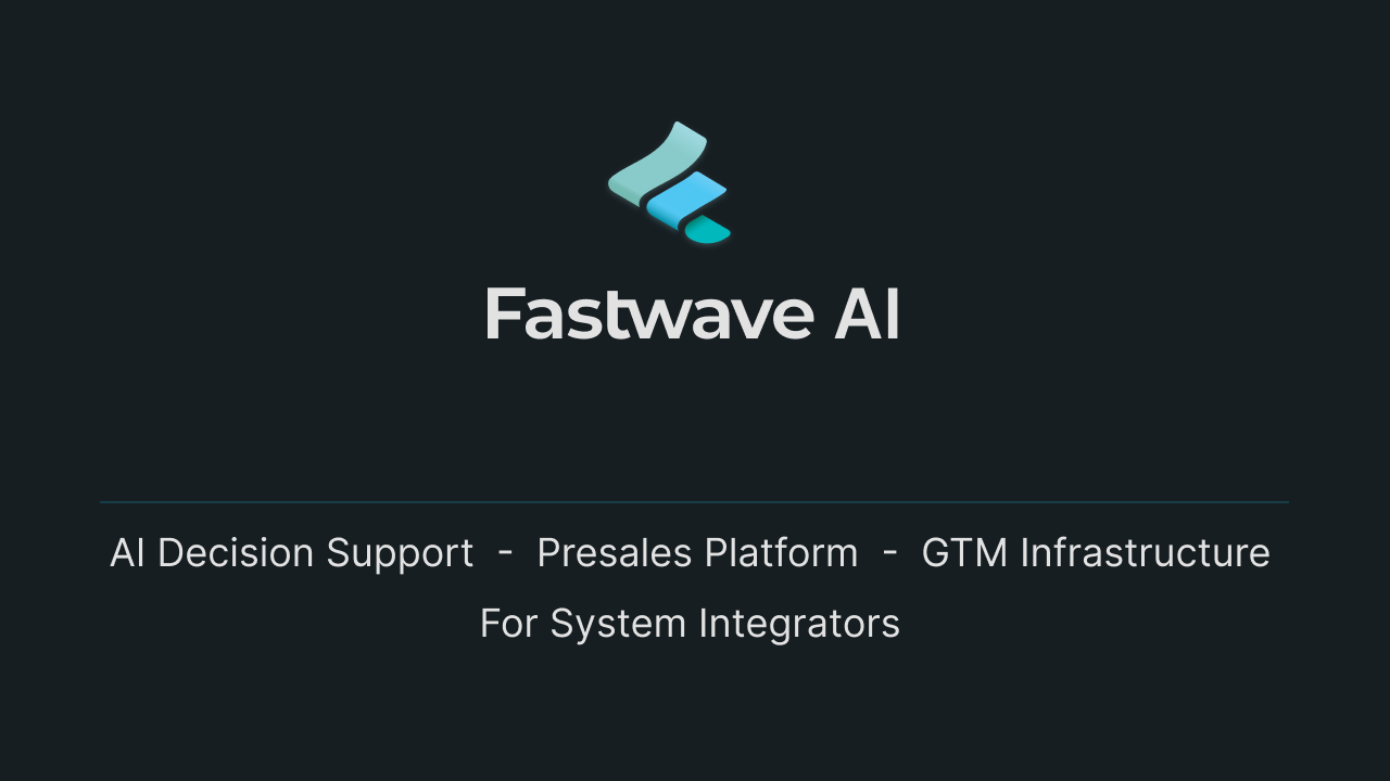Fastwave AI - SI Sales Acceleration | preview 1