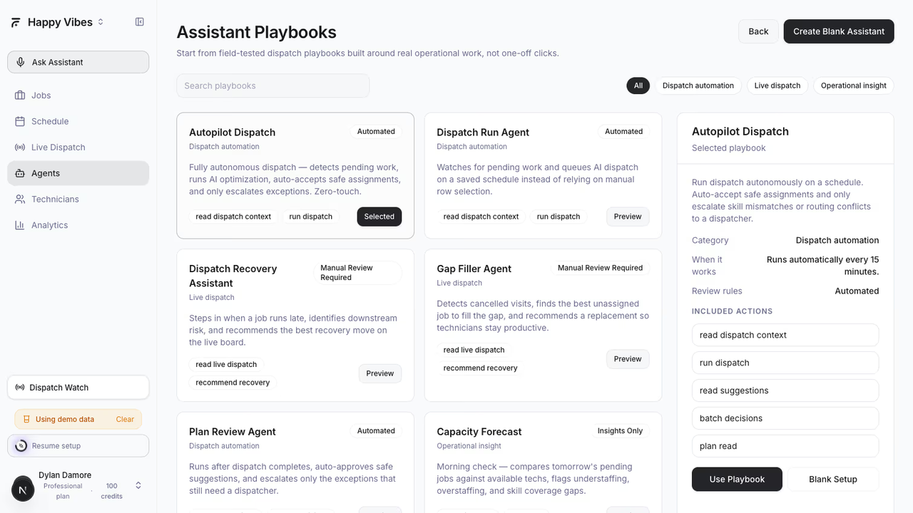 AI Dispatcher by FieldCamp — AI Field Service Scheduling, Dispatch & Route Optimization preview 2