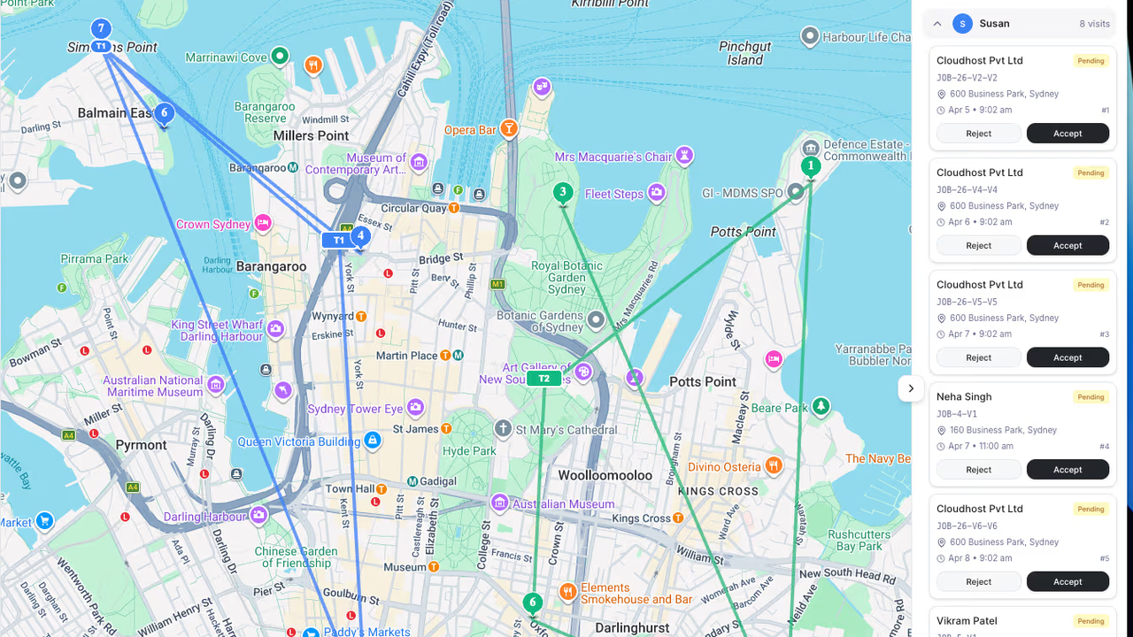 AI Dispatcher by FieldCamp — AI Field Service Scheduling, Dispatch & Route Optimization preview 1