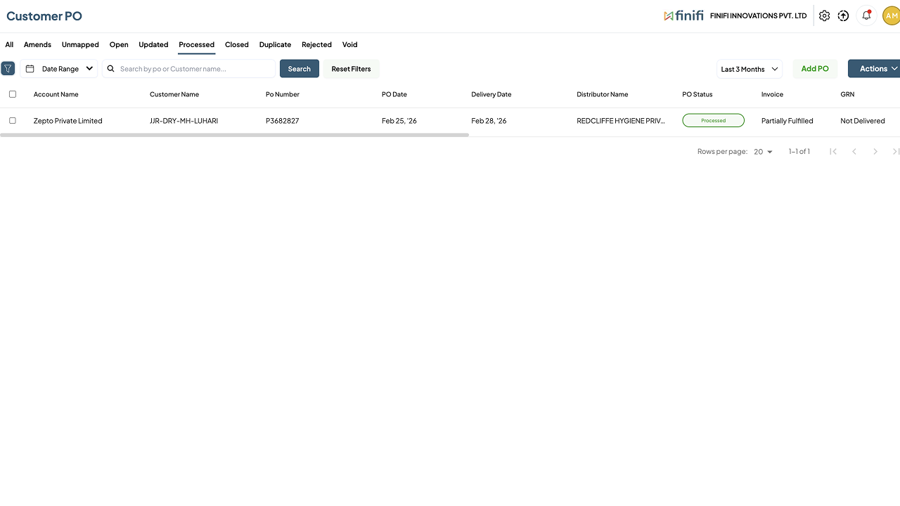 Finifi AI for Order-to-Cash preview 1