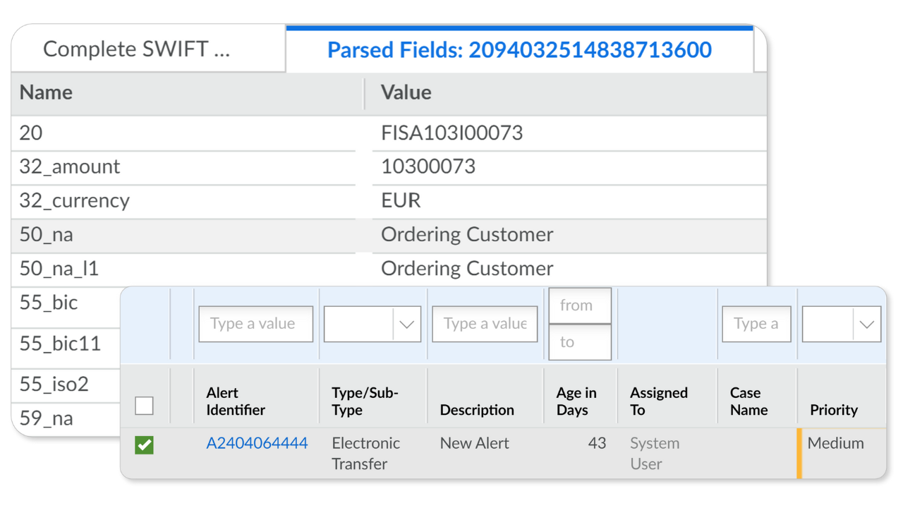 NetReveal® Transaction Screening preview 2
