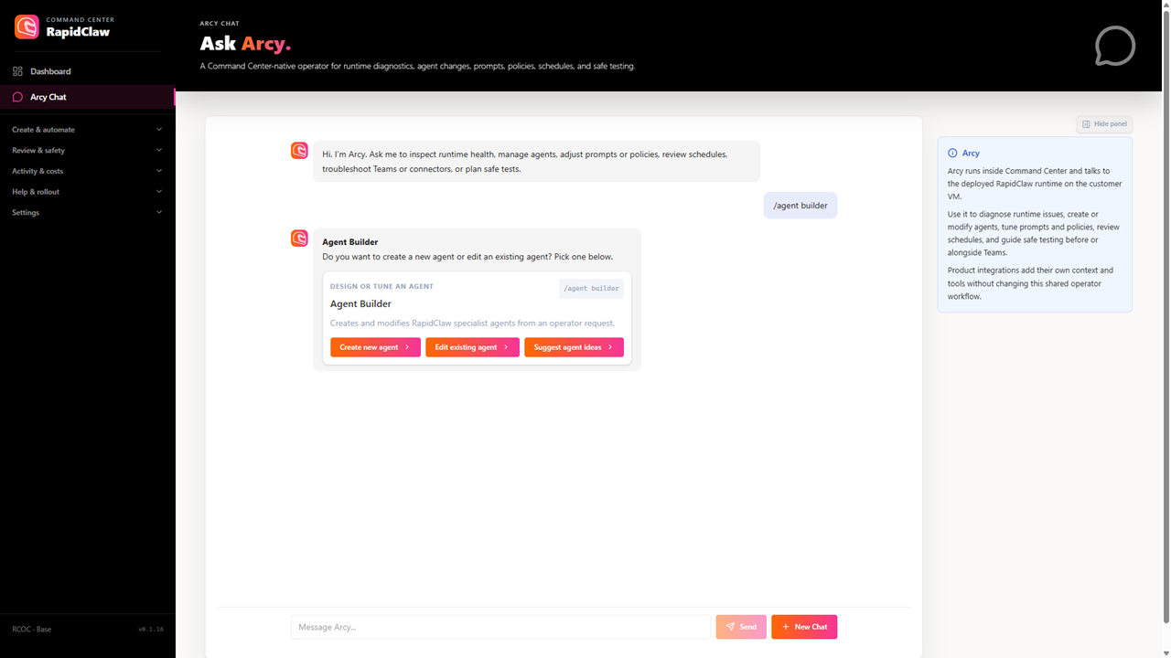RapidClaw for Openclaw preview 4