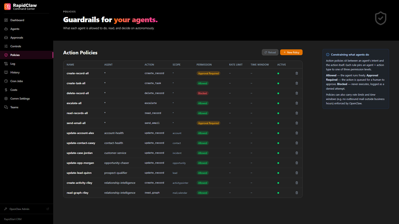 RapidClaw for RapidStart Apps preview 1