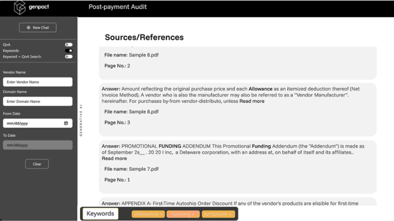 Genpact Margin Assurance & Recovery preview 1