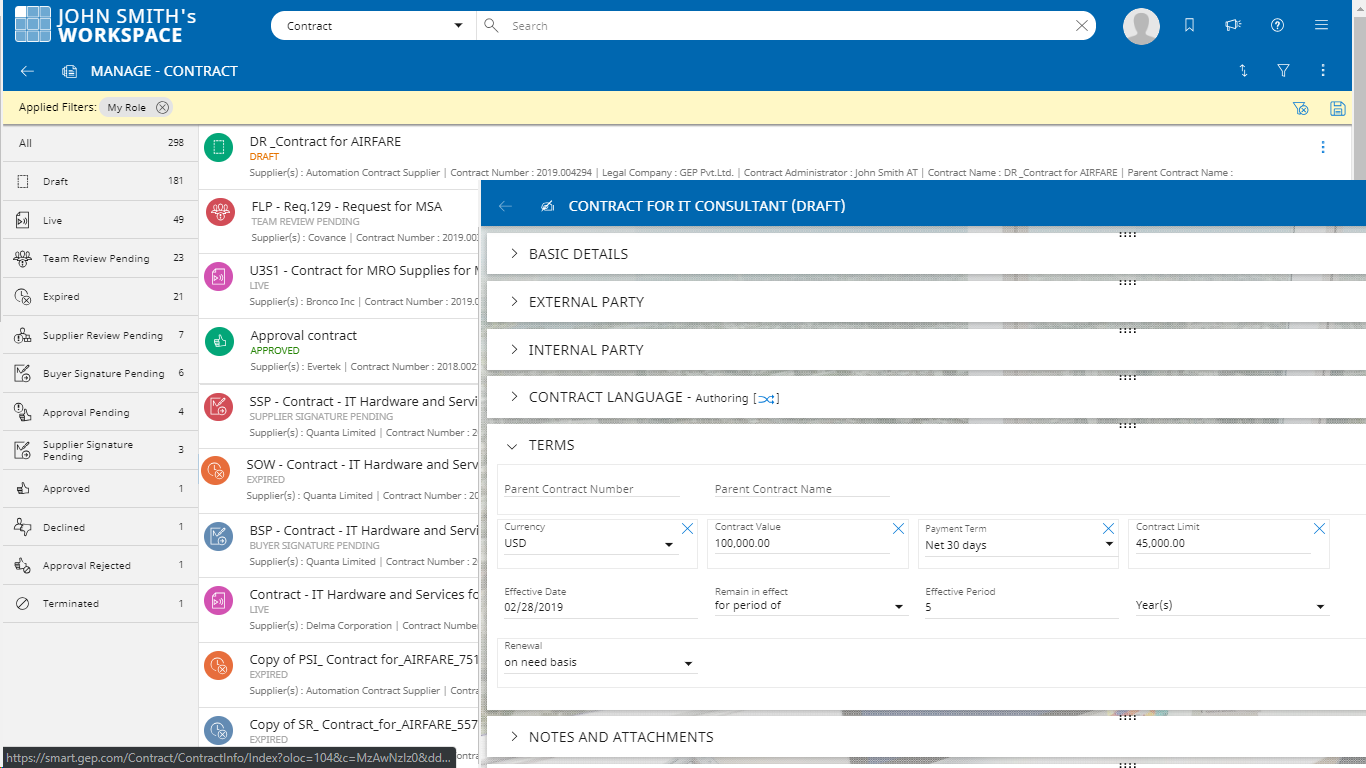 GEP QUANTUM INTELLIGENCE Source-to-Pay preview 5