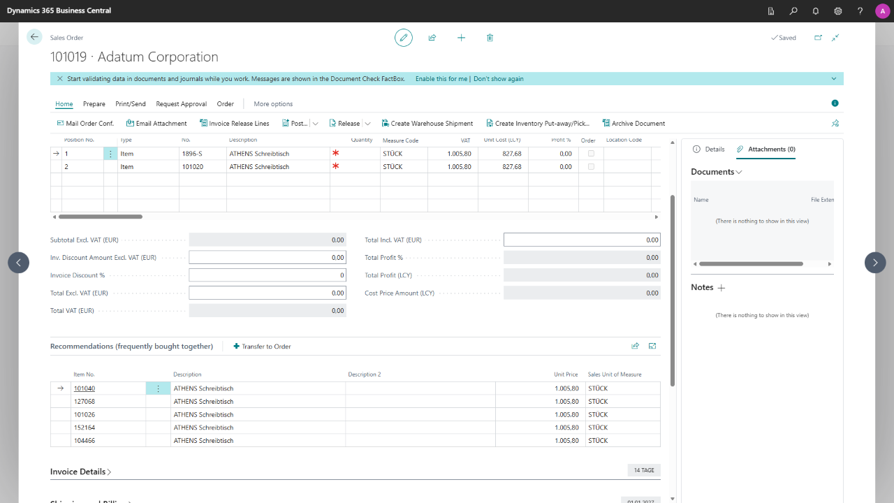 gevis ERP VEO AI Recommendation preview 3