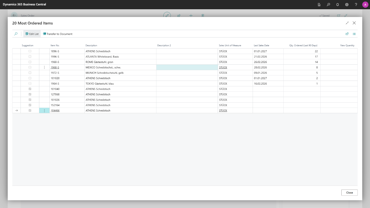 gevis ERP VEO AI Recommendation preview 2