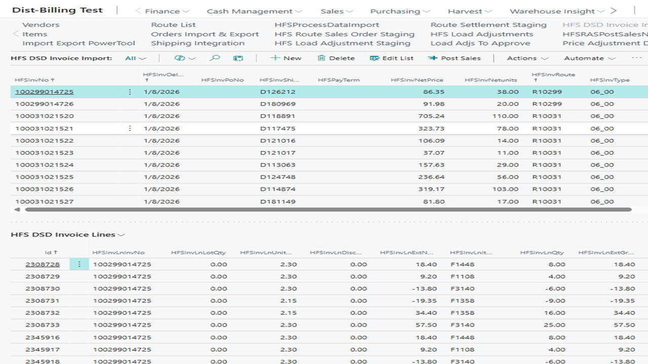 Harvest - Distributor Billing for Food & Beverage preview 2