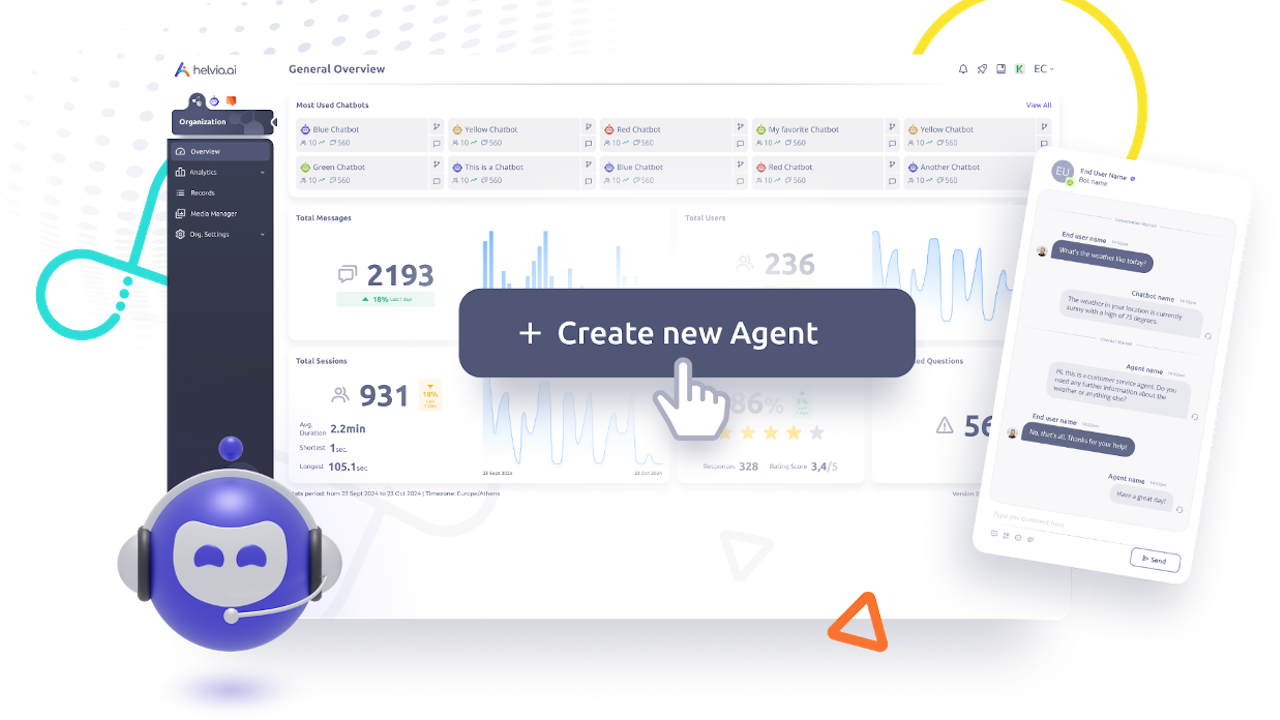 Helvia.ai Agent Platform preview 1