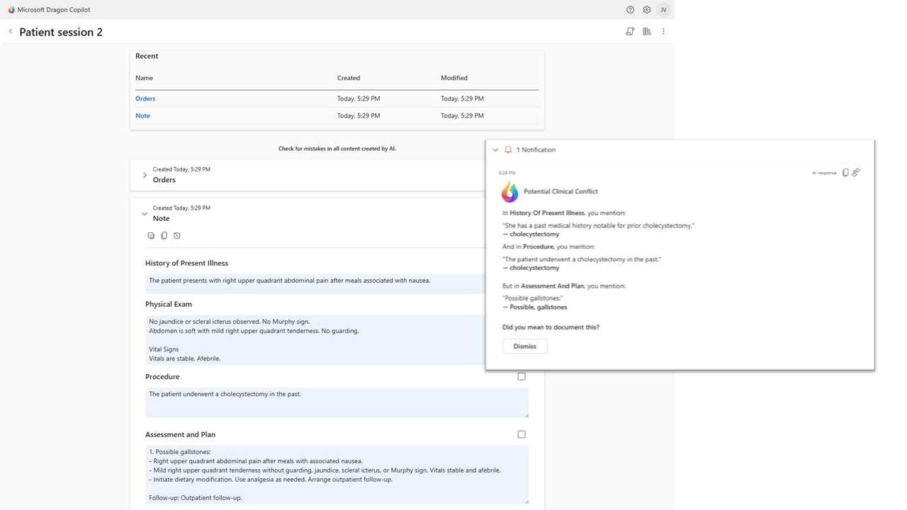 Clinical Conflict Detection preview 2