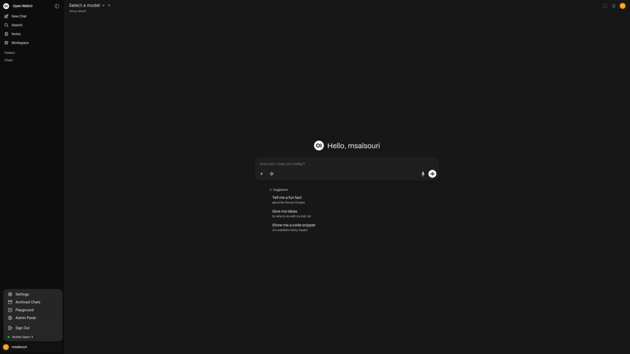 Ollama with OpenWebUI on Ubuntu 24.04 LTS preview 3