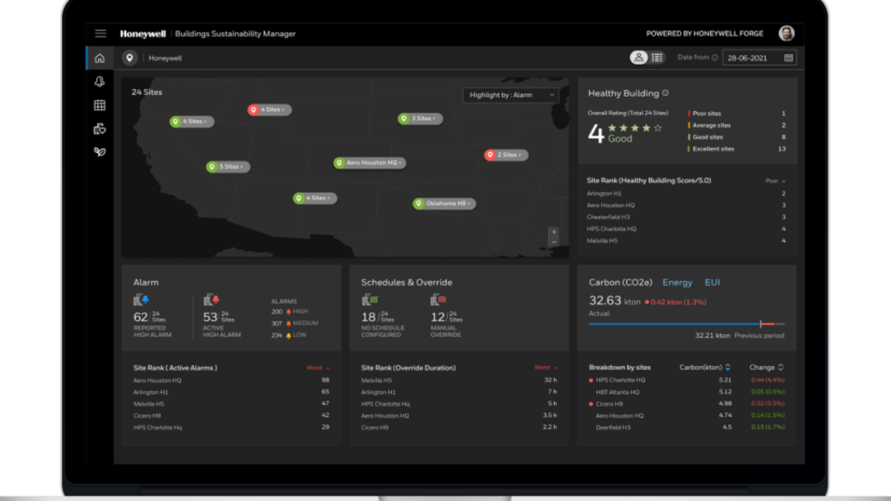 Honeywell Forge Performance+ for Buildings | Carbon and Energy Management preview 1