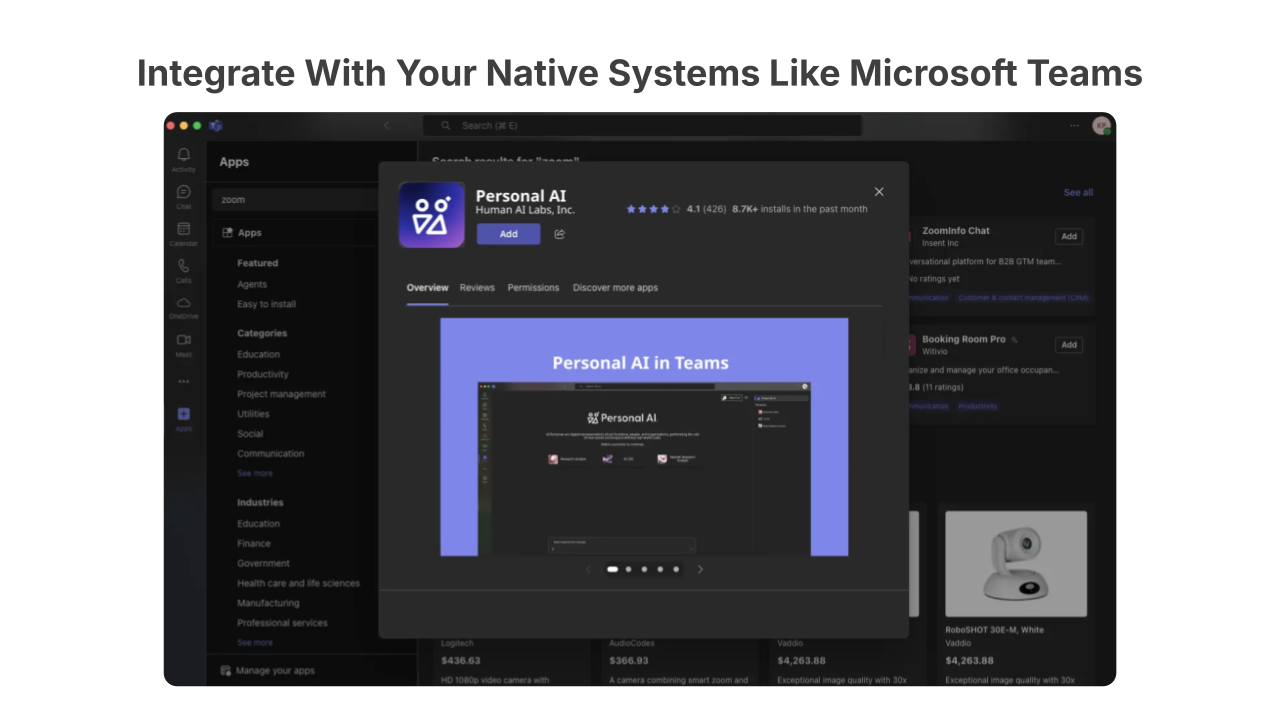 Personal AI - Enterprise AI Workforce Platform preview 1
