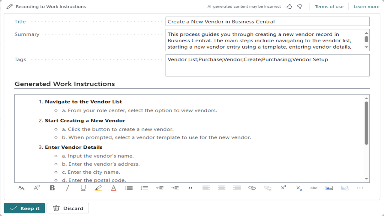 iFacto Intelligence preview 2
