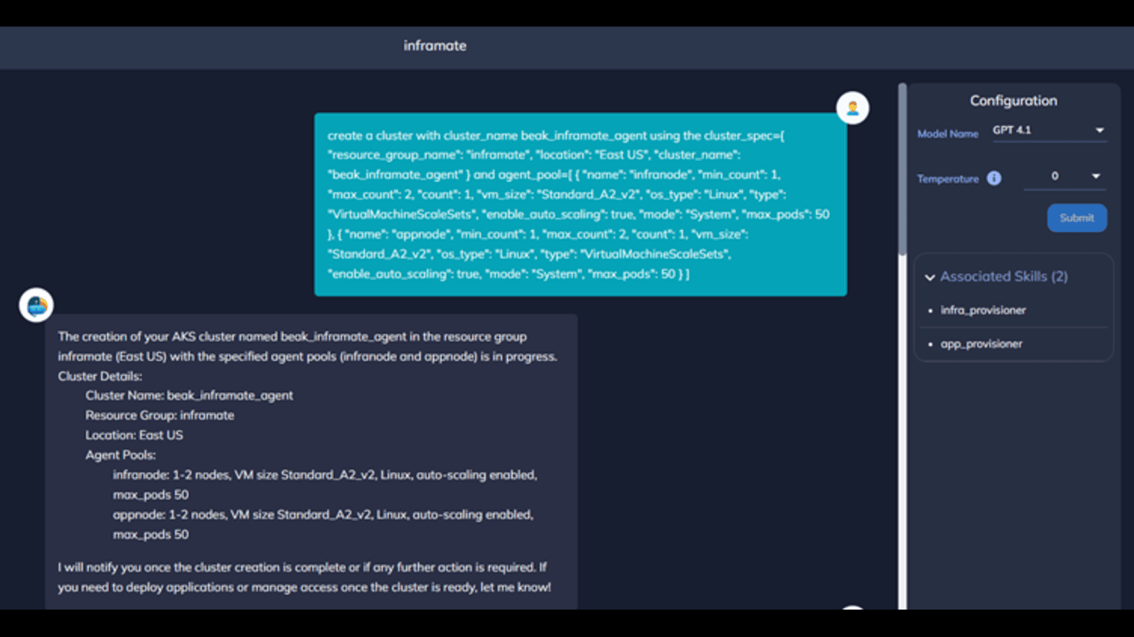 Infrastructure & Operations Intelligence Services Agents preview 4