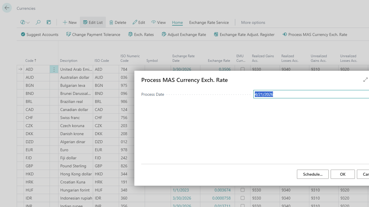 Mas Currency Rates Sync preview 2