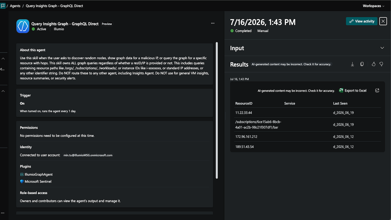 Illumio Graph Agent preview 5