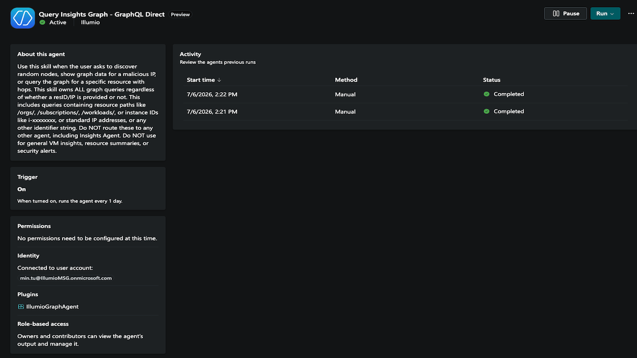 Illumio Graph Agent preview 2