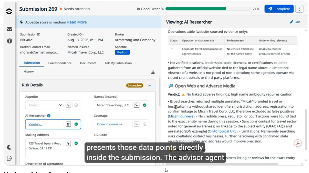 Intake & Orchestration Platform for Insurance preview 2