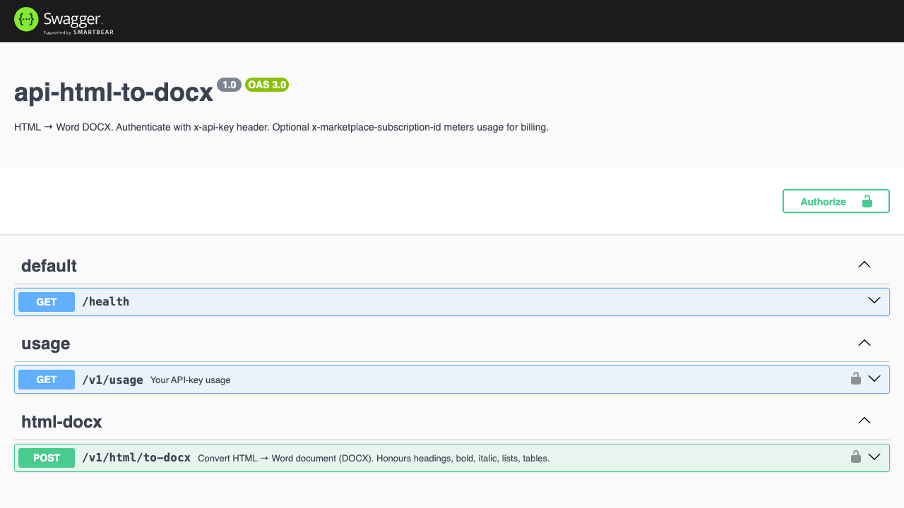 HTML to DOCX Converter For Word preview 1