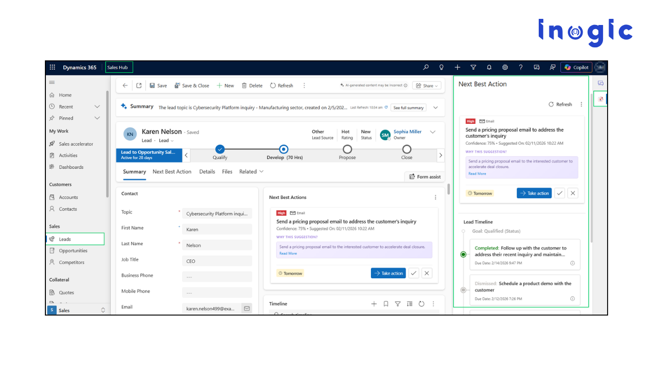 Next Best Action – AI/ML Based Task Suggestions for your Business Processes preview 4