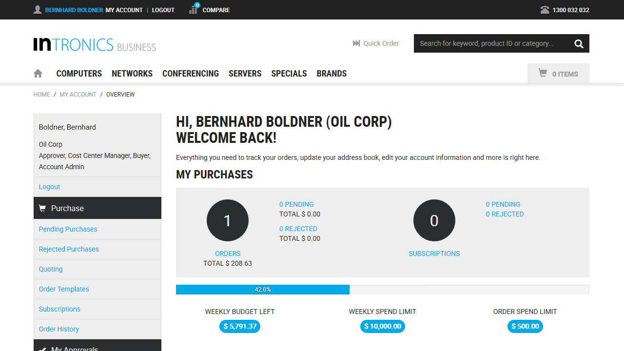 Intershop Commerce Platform preview 4
