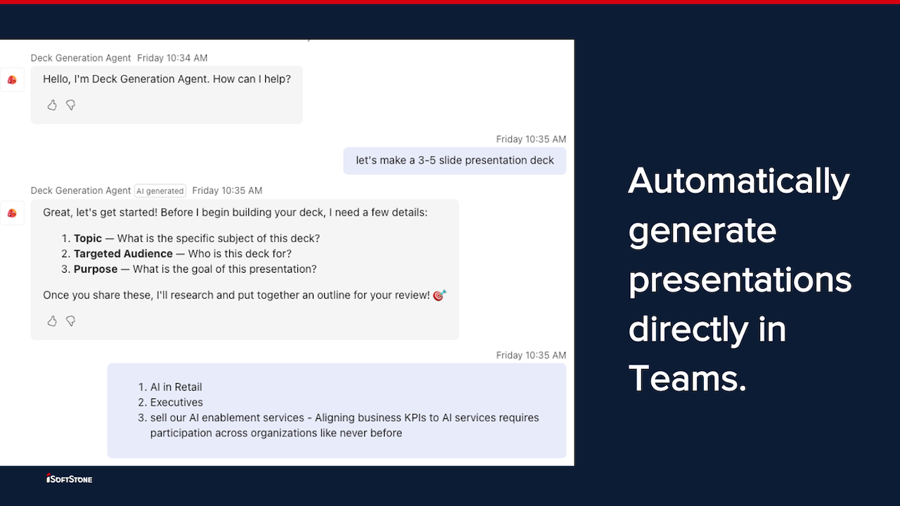 iSoftStone Presentation Agent 1.0.9 preview 1