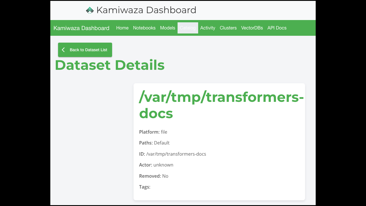 Kamiwaza Full Stack GenAI - Community Edition - Free preview 1