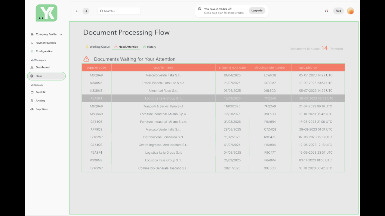 WhyKey - Automated Shipping Note Processing for Manufacturers preview 3