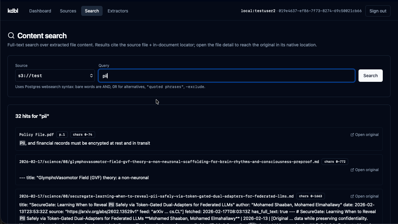KDBL Context Lake (K-Lake) preview 3