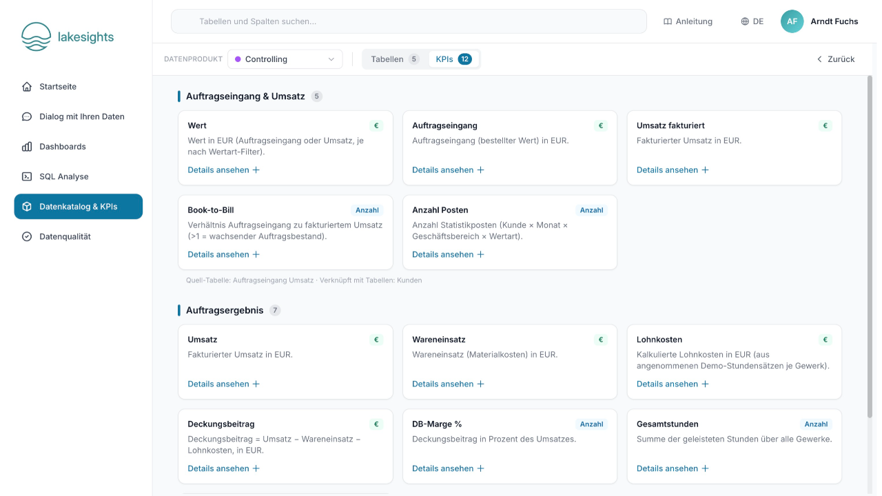 lakesights Data Intelligence Platform preview 3